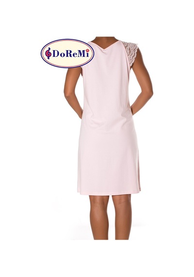 Doremi Kadın Gecelik-9092119461910 Toz Pembe