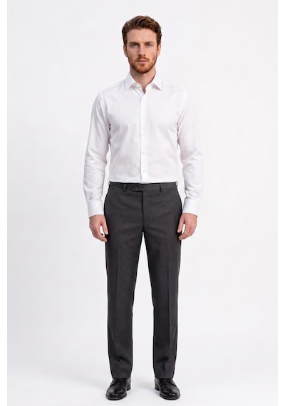UKİ Antrasit Comfort Fit Klasik Pantolon