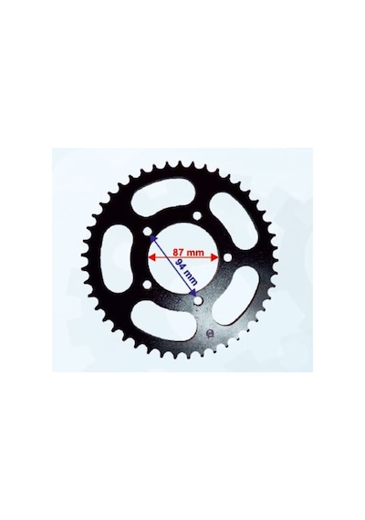 Suzuki Inazuma Arka Dişli 520-46T Iç 87 Mm 5 Delikli Ind Öm