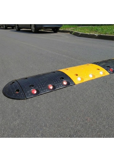 7 Metre Oval Plastik Hız Kesici Set Modüler Yol Kasisi Çözümü-841