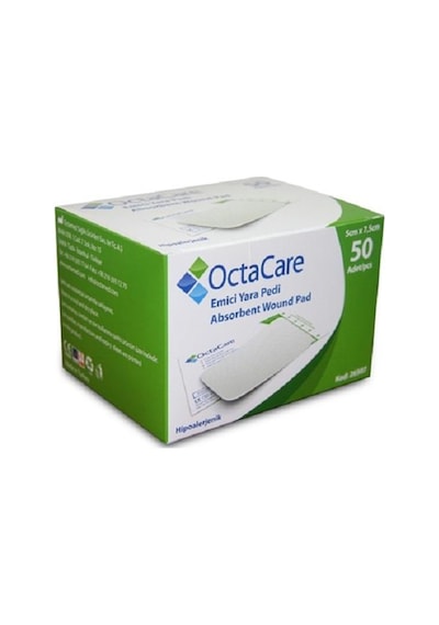 Octacare 26507 Steril Emici Yara Pedi 5cm x 7,5cm 50 Adet