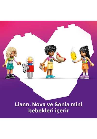 LEGO®  Friends Eğlenceli Kapalı Oyun Parkı Rol Oyunu Seti 42686 - 7 yaş ve üzeri çocuklar için Yaratıcı Oyuncak Yapım Seti (668 P)