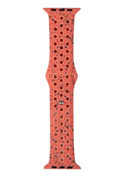 Apple Uyumlu  Watch 38 mm Kordon Yeni Seri 2023 Krd-02 Silikon Strap Kayış