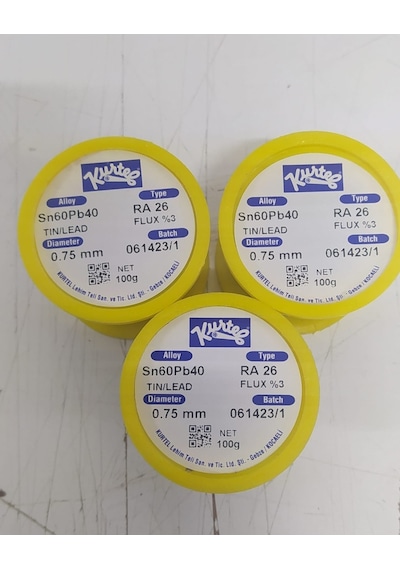 Kurtel Lehim Teli 100gr 0.75mm Kendinden Pastalı