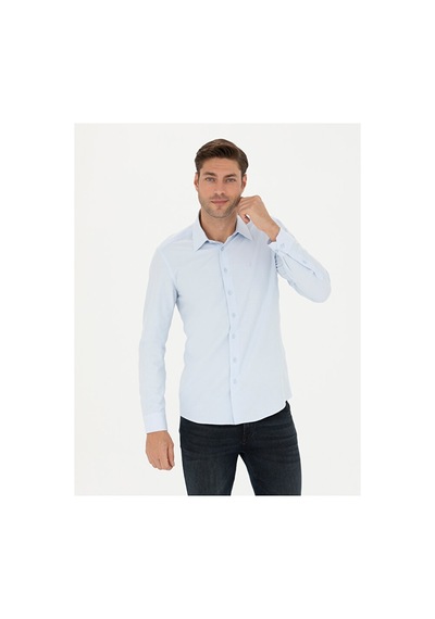 Pierre Cardin Slim Fit Uzun Kollu Gömlek 50275690-vr036 Çok Renkli