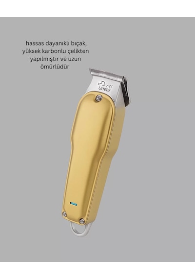 Berber Tipi Saç Sakal Kesme Makinesi Usb Şarjlı Sessiz Motorlu Diğer