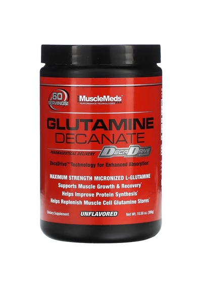 Musclemeds, Mikronize Glutamine Gh Recovery Decanate, Unflavored