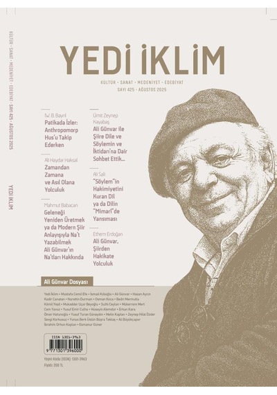 Yedi İklim Dergi 425.sayı Ağustos 2025