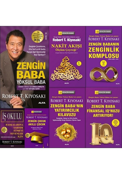 Zengin Baba Yoksul Baba-nakit Akışı-yatırımcılık-iş Okulu Set