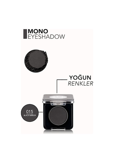 Flormar Mono Kompakt Tekli Göz Farı 015 Black Mirror