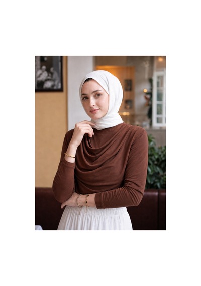 Unika Boutique Ön Drapeli Sandy Body Kahverengi