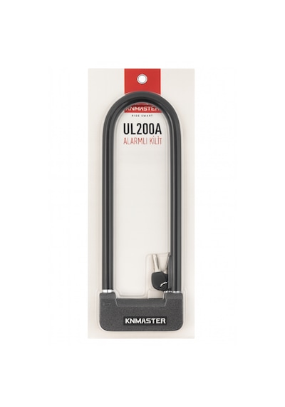 Knmaster Ul200a Alarm Fonksiyonlu U-lock Motosiklet Kilidi
