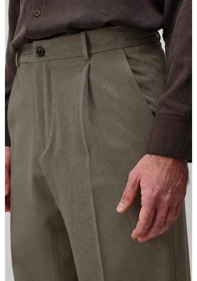 Antioch Relax Fit Pilili Erkek Pantolon Haki