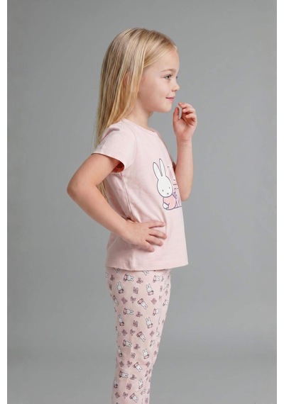 Defacto Miffy 2li Pijama Açık Pembe Takımı Kız Bebek H2762a526aupn300 Pembe-pn300