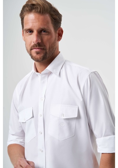 Bisse Erkek Regular Fit Spor Gömlek Beyaz Gm23k232060 D01 Beyaz