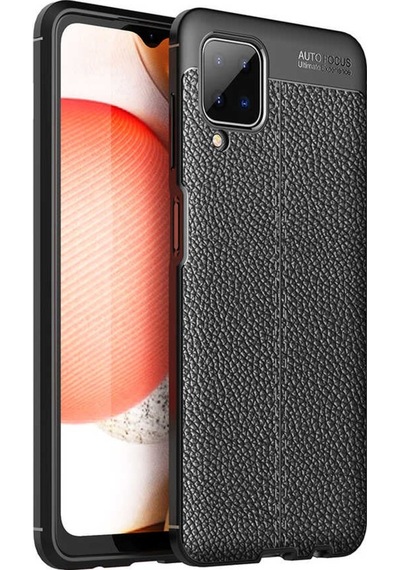 Samsung Uyumlu Galaxy M12 Kılıf Zore Niss Silikon Kapak-Siyah