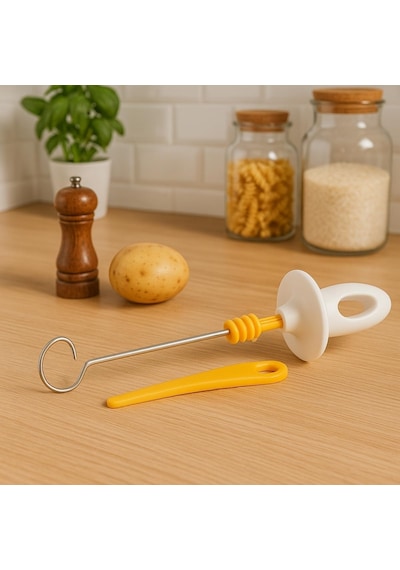 Spiral Patates Kesici, Evde Pratik Spiral Patates Cips Yapma Aparatı Diğer