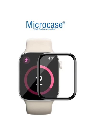 Apple Uyumlu  Watch 7 45Mm Tam Kaplayan Kavisli Ekran Koruyucu 3D Film