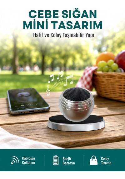 Cep Boy Bluetooth Hoparlör Güçlü Ses Çıkışı Tws Destekli Yeni Nesil - Lisinya