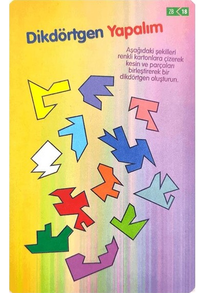 Zeka Bulmacaları Eğitici Oyun Kartları - Etkinlik Kartları