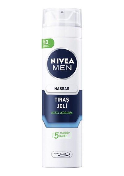 Nıvea Men Erkek Hassas Ciltlere Özel Tıraş Jeli 200 Ml 3 Adet