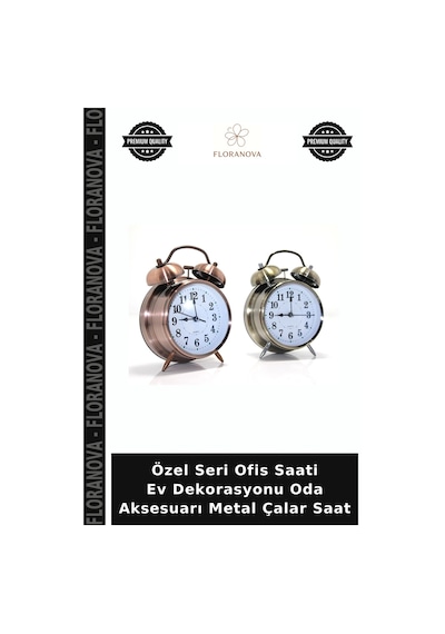 Özel Seri Ofis Saati Ev Dekorasyonu Oda Aksesuarı Metal Çalar Saat Çok Renkli