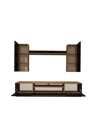 Decoraktiv Trendstyle 5ds Mdf Tv Ünitesi Tv Sehpası Pera - Siyah