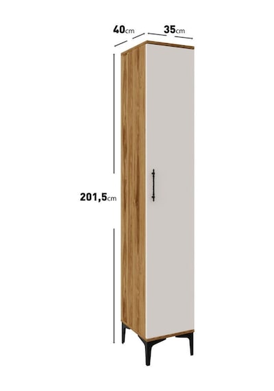 Plain Metal Ayak Metal Kulp Pla1200 Çok Amaçlı Dolap Mutfak Dolabı Banyo Dolabı Ayakkabılık Balkon Dolabı Killer Ekru Ceviz