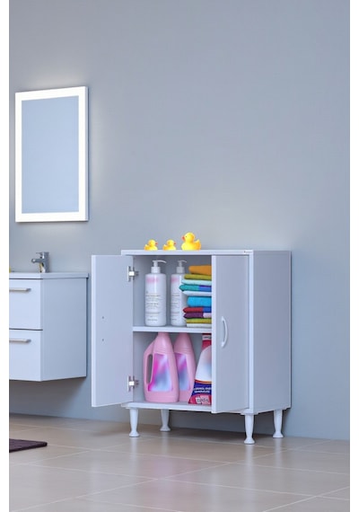 Eliusta Arden 60 Cm Beyaz 2 Bölmeli Banyo Düzenleyici Dolap 1 Raflı Çok Amaçlı Mutfak Dolabı 60x75x32,5 Cm Beyaz Eliusta Arden 60 Cm Beyaz 2 Bölmeli Banyo Düzenleyici Dolap 1 Raflı Çok Amaçlı Mutfak Dolabı 60x75x32,5 Cm Beyaz
