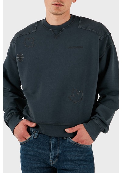 Dsquared2 Erkek Sweat S74gu0752 S25539 814 Antrasit Antrasit