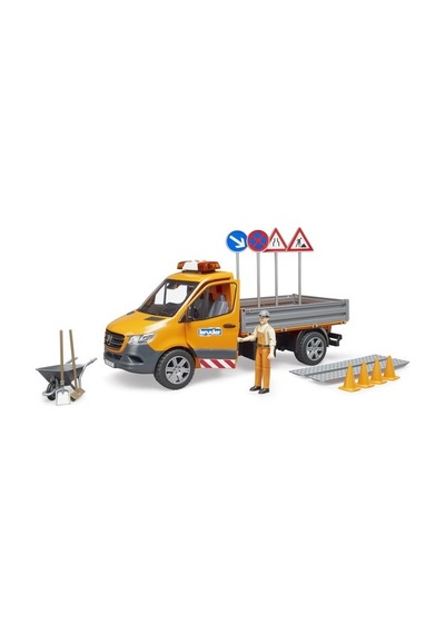 Bruder Mercedes Benz Sprinter Yol Bakım Aracı ve Elemanı 02677 Li