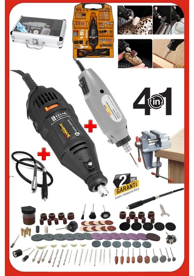 Stilmax Super362 500w Devir Ayarlı Çift Adet Gravür Oyma Makinesi
