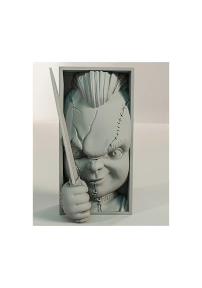 Chucky Tasarımlı Book Nook Kitap Arası Dekoru