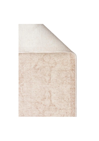 Eko Halı Shıraz Shr 01 Cream Vintage Tarzlı Yumuşak Dokulu Modern Makine Halısı Krem