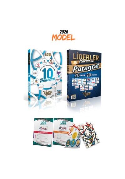 2026 Model Lgs 10 Farklı Yayın 10 Deneme Seti Ve Lgs Paragraf 20 Yayın 20 Deneme