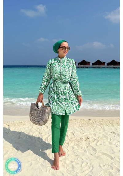 Kahijab Sea Tesettür Mayo - Yeşil Yeşil