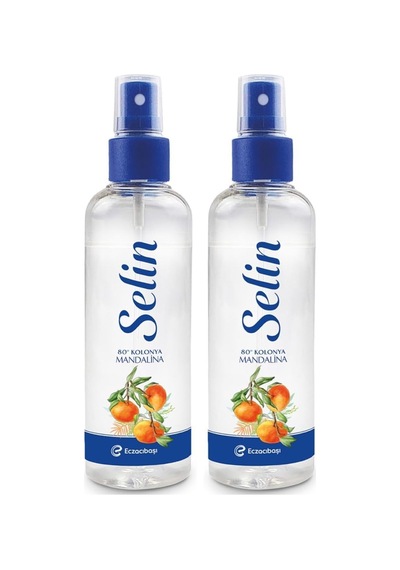 Selin Mandalina Sprey Kolonya 100 Ml 2li Paket Amber