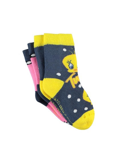 Tweety Kız Çocuk 2'li Çorap 2-12 Yaş Pembe 09e07234024w1 Pembe