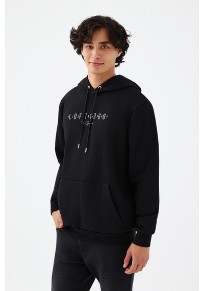 Loft Lf2041023 Erkek Sweatshirt Siyah