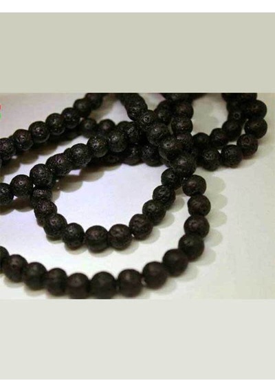 Çeyrek Dizi 9cm Uzunluğundadır Lav Taşı Çeyrek Dizi 8mm Çok Renkli