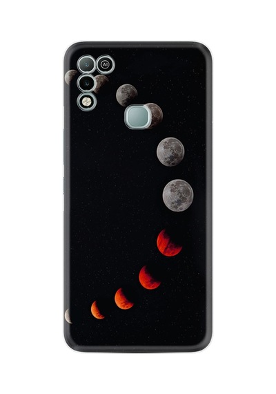 Infınıx Hot 11 Play Kılıf Resimli Desenli Silikon Platinium Series Mooons 1861