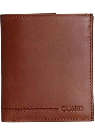 Guard Çok Bölmeli Dikey Antik Taba Deri Erkek Cüzdanı - Grd2403xw22538 Taba