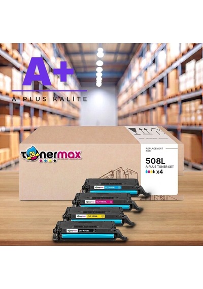Samsung Clt-508l Cmyk Uyumlu Toner Seti A Plus / Clp-620 / Clp-670 / Clx-6220 / Clx-6250 / Clt-k508l / Clt-c508l / Clt-m508l / Clt-y508l
