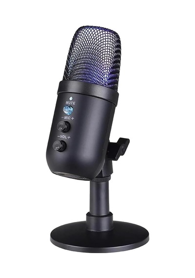 Profesyonel Kardioid Rgb Oyuncu Stüdyo Kayıt Kablolu Podcast Mikrofonu