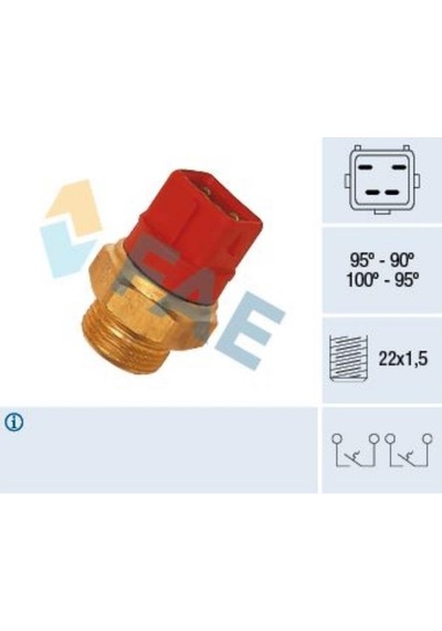 Fae Fan Müşürü 4 Fişli 95/90 C-100/95 C Ford Escort/mondeo/orıon/scorpıo/sıerra