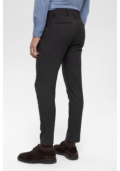 Antioch Erkek Aksesuar Detaylı Slim Fit Pantolon Füme