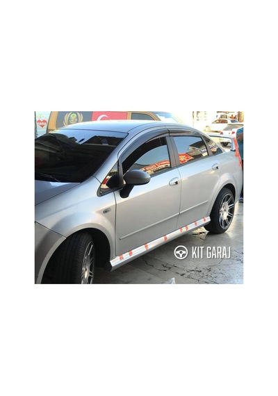 Kit Garaj Fiat Linea Yan Marşpiyel Plastik Boyasız