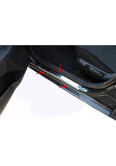 Honda Civic Fc5 2016-2020 Kapı Eşiği Krom 4 Prç. P.çelik