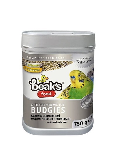 Beaks Kabuksuz Muhabbet Kuşu Yemi 750 G