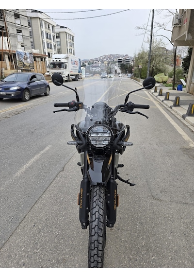 Motocam Royal Enfield Himalayan 450 Ön Cam 2023-2026 Model 49cm Şeffaf Renkli 4mm